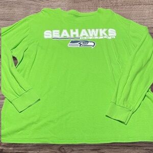 Seattle Seahawks Bright Green NFL Shirt Size 2XL